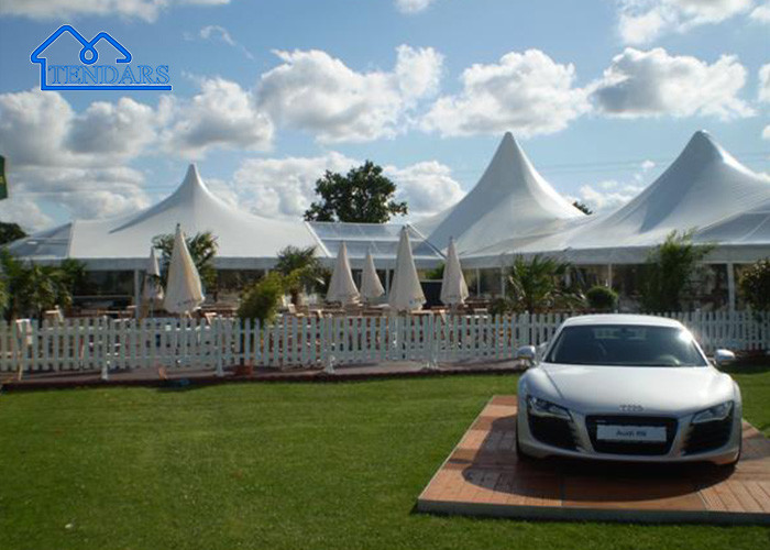Custom Water proof, UV resistance, fire retardant Aluminum Structure White Pagoda Tent for Wedding