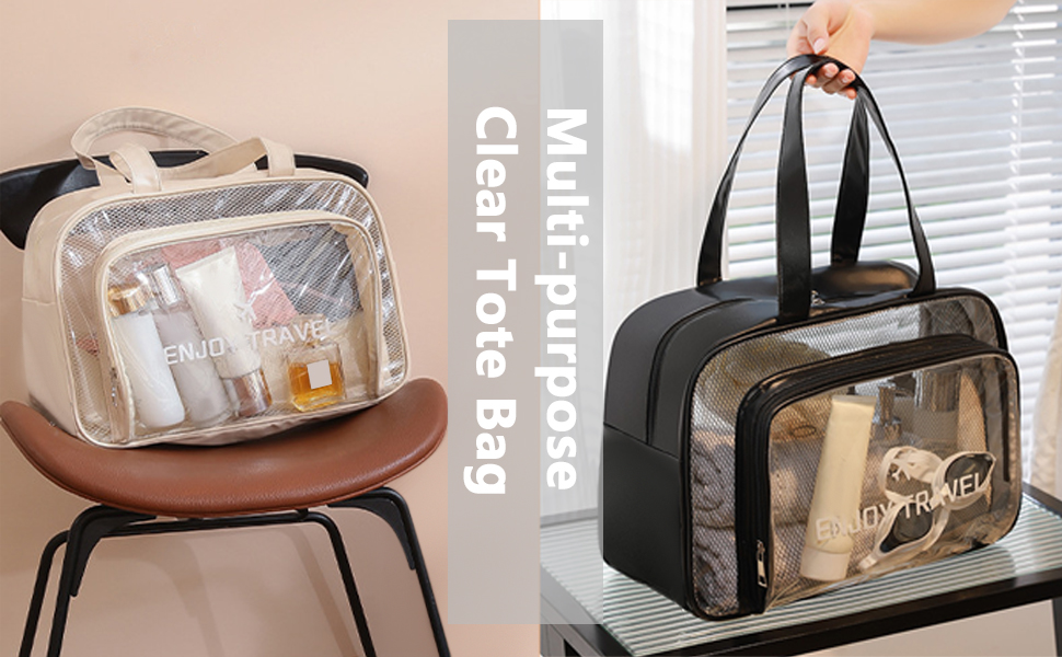 clear tote bag