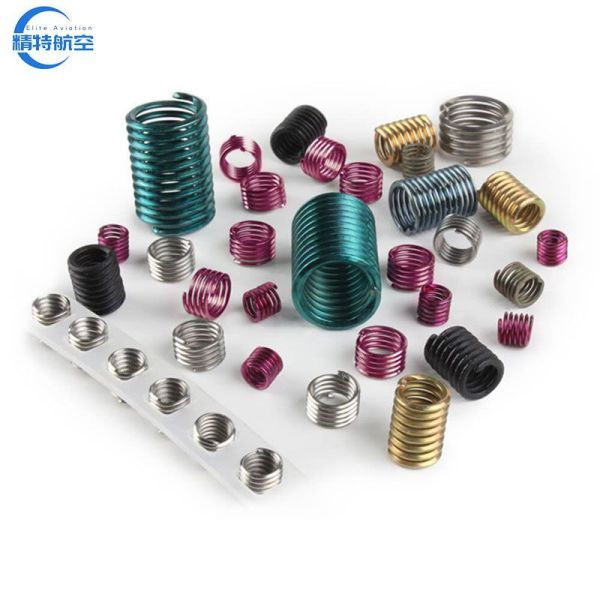Red 304 Stainless Steel Wire Thread Insert Without Tail