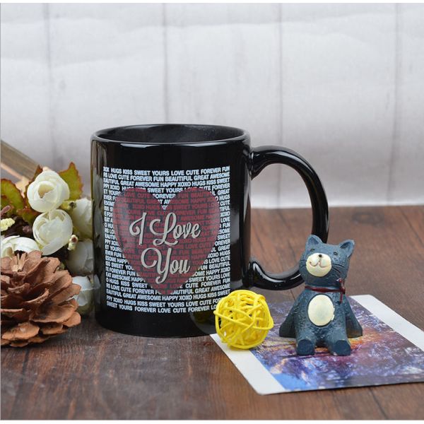 Glazed changing color mug / Eco Friendly Mugs for Coffee , ODM & OEM