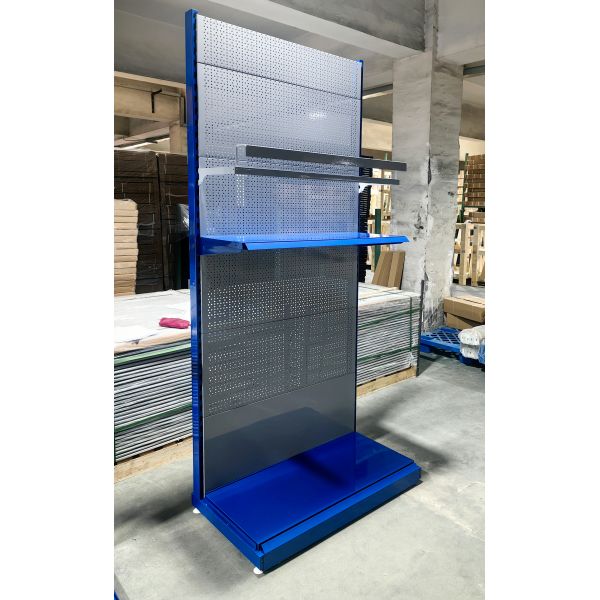 Cold Rolled Steel Pegboard Tool Display Shelf For Storage And Displaying Power Tools