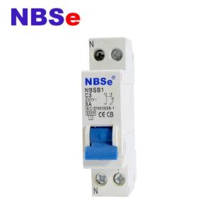 Quality 1p+N 32A Mini Mcb Miniature Circuit Breaker Side Mounted for sale