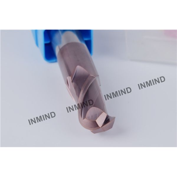 End Mill Sharpening Service Milling Tool Bits , AlTiN Coating 2 Flute End Mill