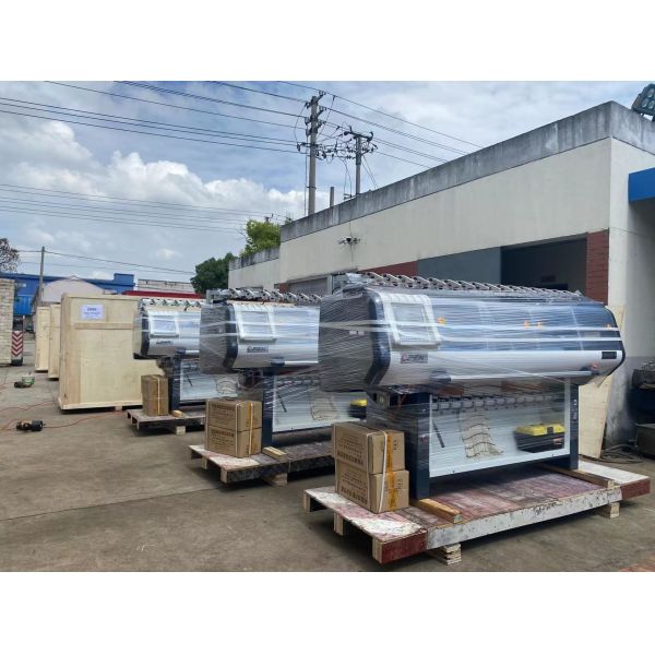 14 Gauge 16 Gauge Double Carriage Single System High Speed Automatic Flat Collar Knitting Machine