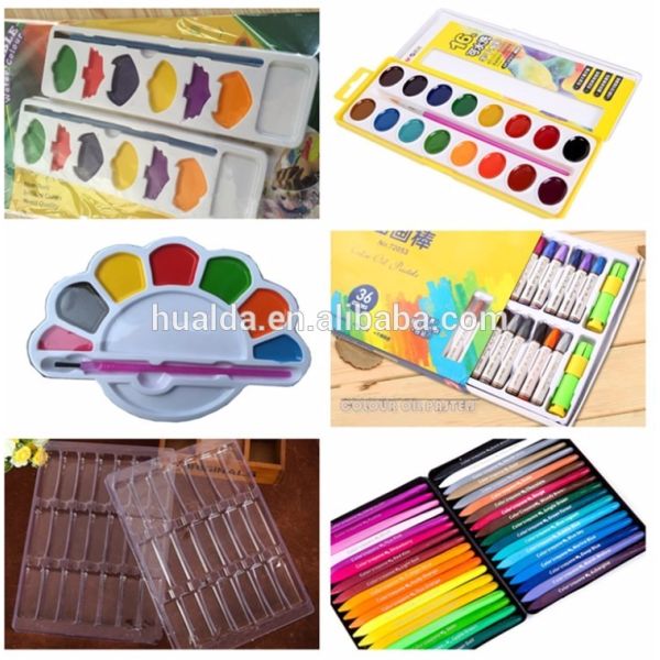 PVC plastic Cosmetic packaging empty eye shadow palette tray making machine