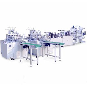 China High Speed 3 Layer Fully Automatic Face Mask Manufacturing Machine on sale