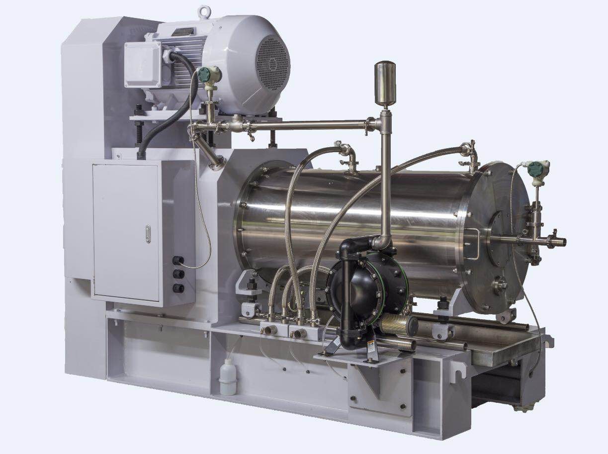 20% higher effeciency Paint Sand Grinding Mill 75kW EX Proof Double End Mechanical Seal