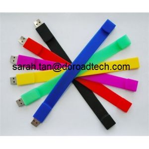 Quality Bracelet USB Flash Disks, 100% Original and New Memory Chip for sale