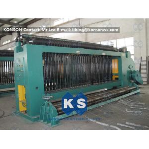 Quality Automatic Gabion Box Hexagonal Wire Netting Machine High Speed 3.5 Meter Per Minute for sale