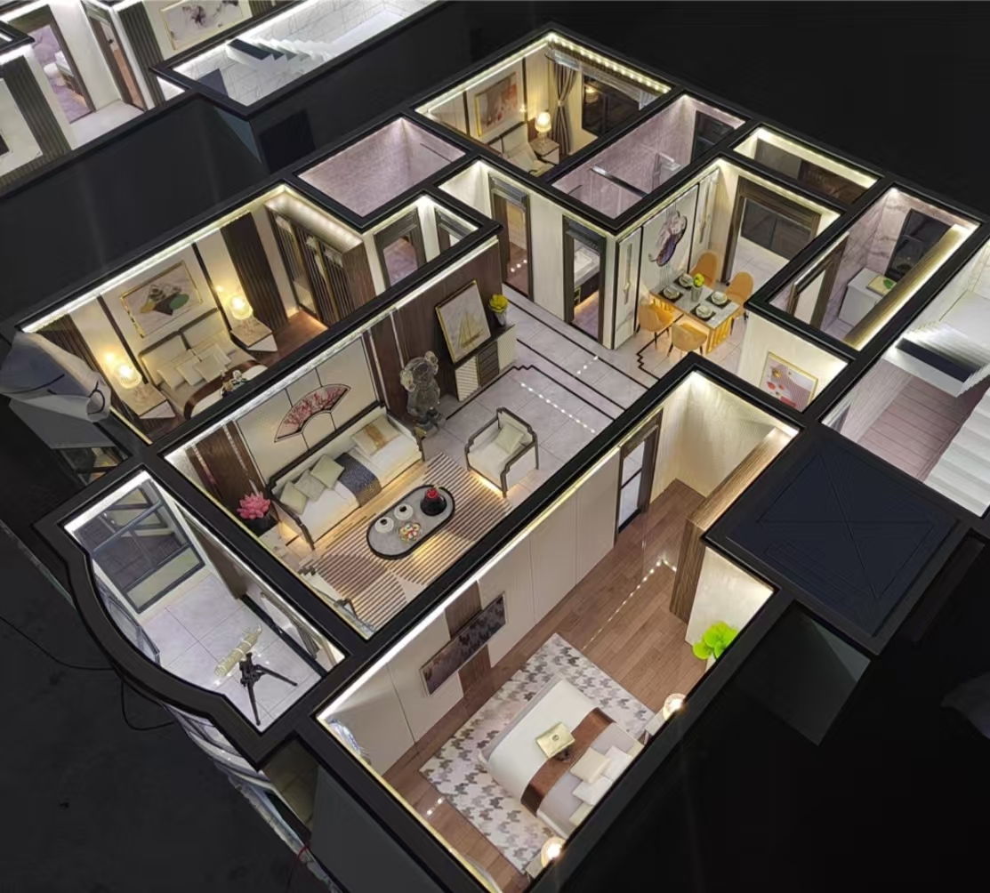 House Scale Model 1:50 Architectural Scale Model Interior Customized