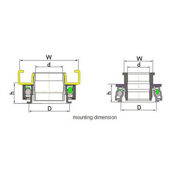 Stable Performance Clutch Release Ball Bearing RCT4067 , 40TSK-2