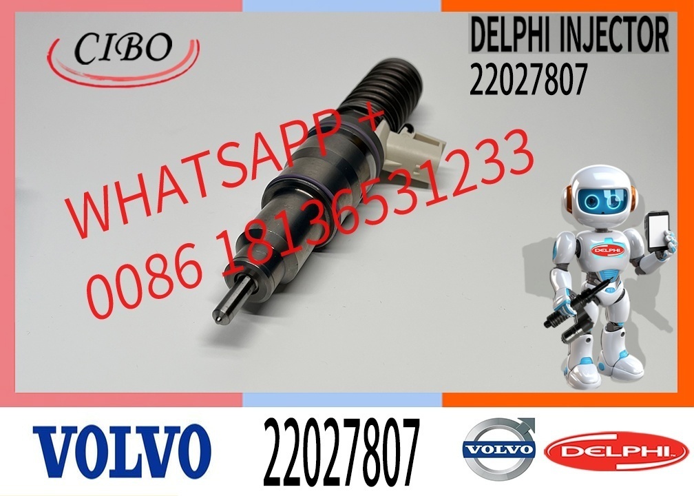 Fuel Injector Common Rail Injector 22027807 BEBE4L10001 for VOL-VO MD11 US13 D12 D13