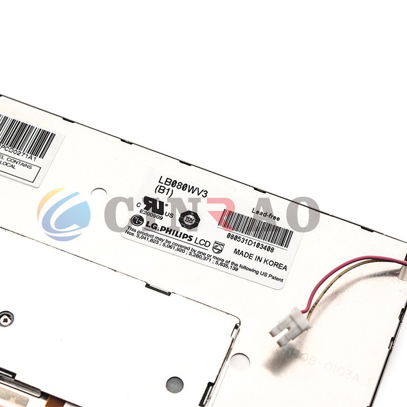 GPS Navigation 800*480 LB080WV3(B1) LCD Car Panel