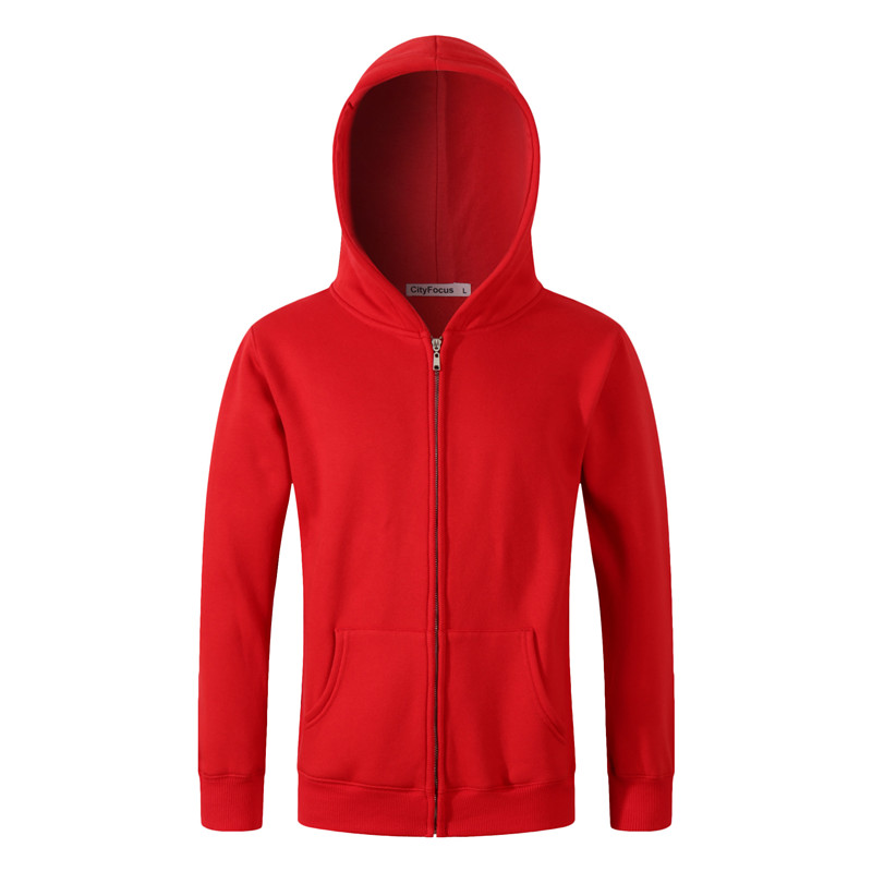 Zipper Hoodie Sweater Men's Hoodie Casual Blank Cardigan Unisex Sweatshirt