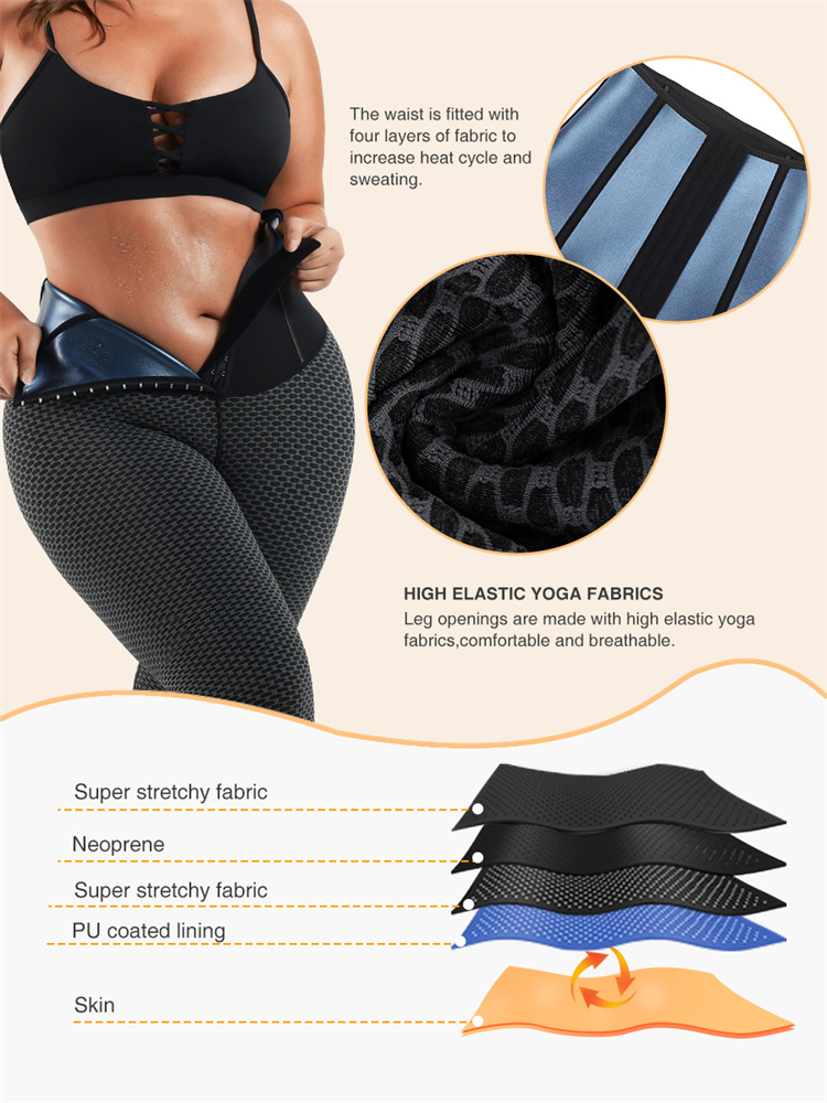 Shapers Neoprene Tummy Control Corset Waist Trainer Leggings with 30%Spandex 70%Nylon