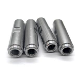 Quality Custom CNC Machined Carbon Steel Threaded Blind Hole Sleeve for sale