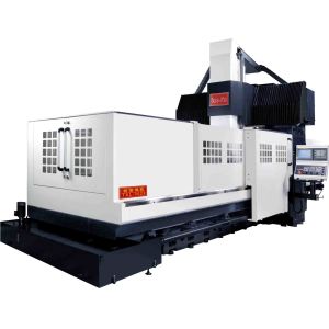 Quality High Rigidity Vertical Double Column Machining Center Integrated Rib Structure for sale