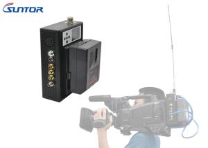 Quality 2W COFDM Fast Moving HD AV Transmitter , Wifi Video Sender With Dual V Battery Mounts for sale