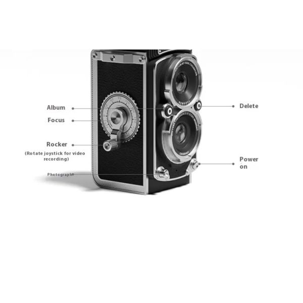 M1 Shoot Cameras Dual Reflex Digital Camera Retro CCD High-definition Travel Portable