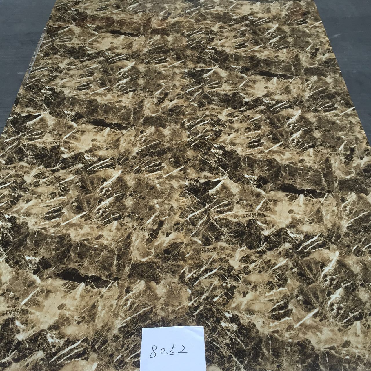 Matt Plastic Marble Wall Panels Polyvinyl Chloride Eco Friendly