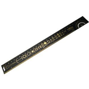 Popular 30cm Matte Black PCB Accessories Engineering Circuit Board Ruler