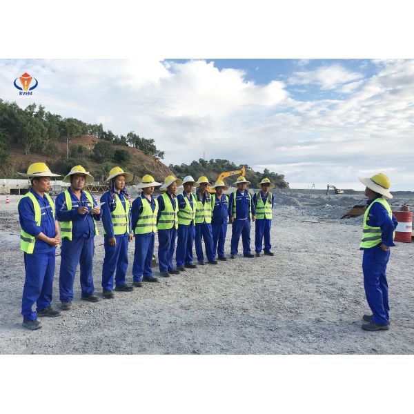 Industrial Vibro Replacement Pile Equipment Gravelly Soil Improvement