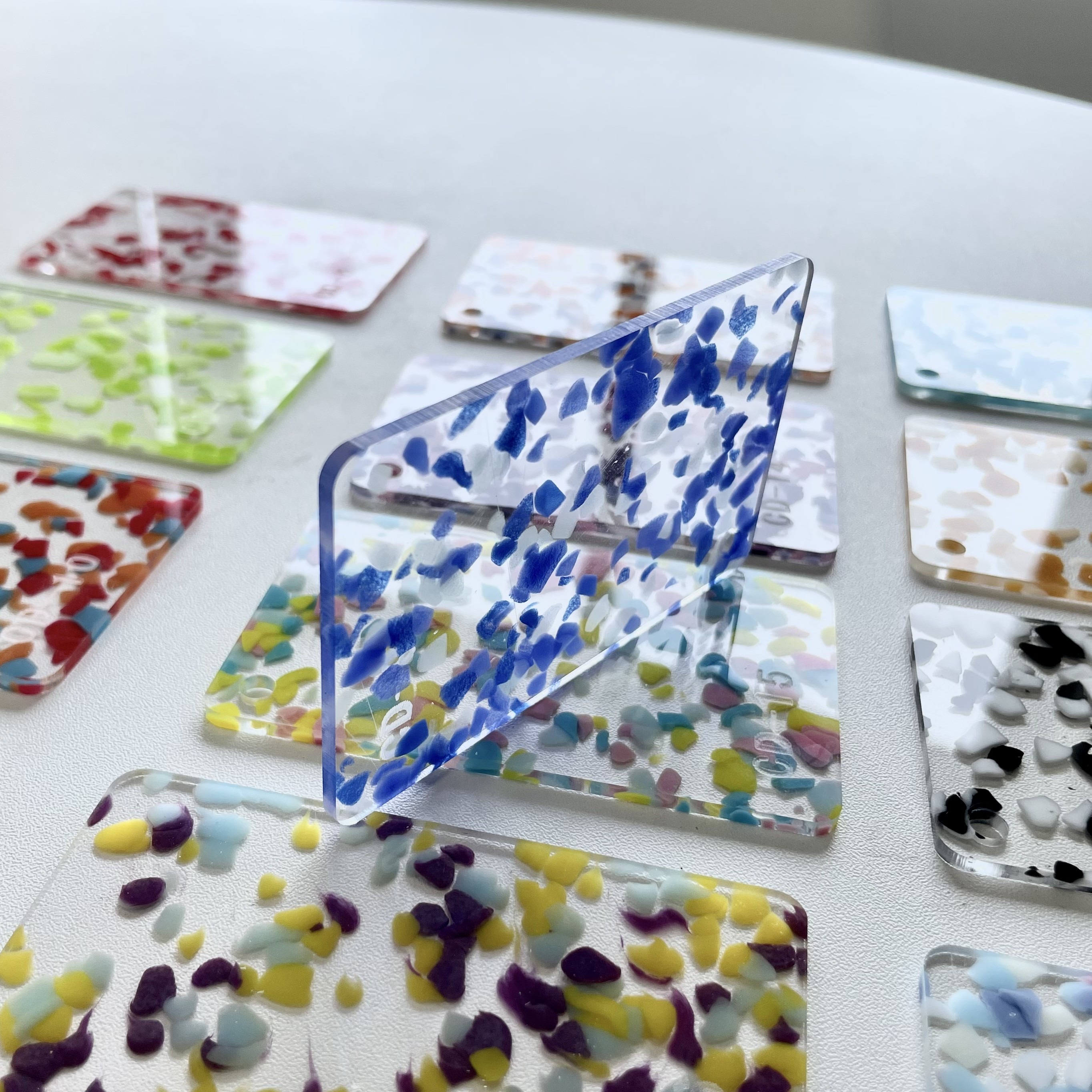 3mm Transparent Special Color Patterned Acrylic Plexiglass Panel For Decoration Craft
