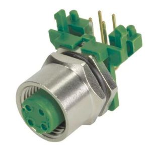 Quality 21033814440 Circular Connector M12 Angled For Rear Mounting for sale
