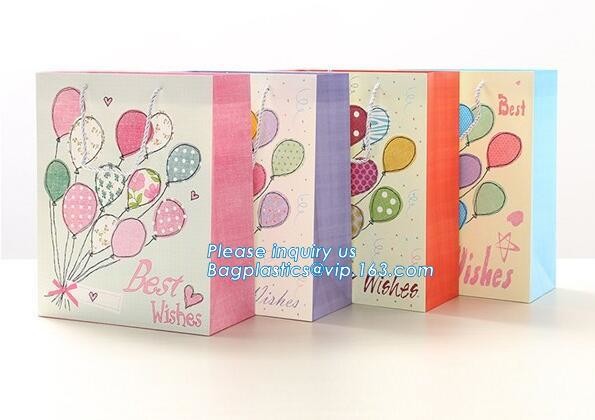 Luxury Paper Gift Carrier Shopping Bag Party Bag with Handles,printed paper carrier bag for apparel shopping bag, bageas