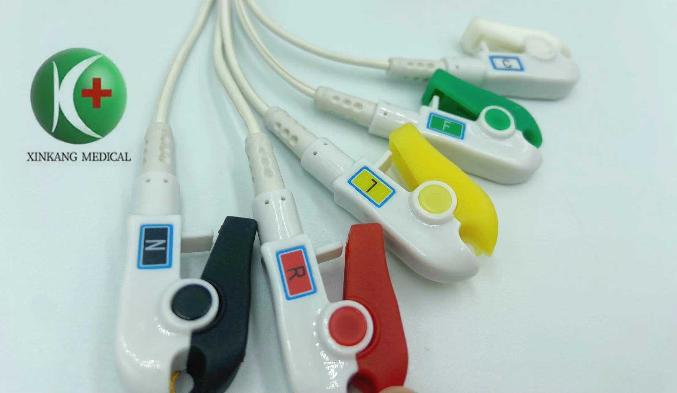 10 Pin 5 Lead ECG Lead Cable Disposable Compatible GE Marquette