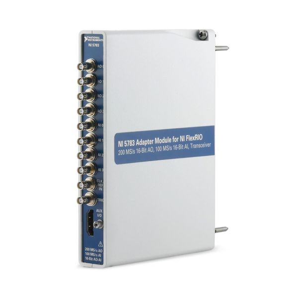Customized National Instruments NI-5783 FlexRIO Adapter Module with 100 MS/s Analog Input 400 MS/s Analog Output and 4 Analog Input Channels