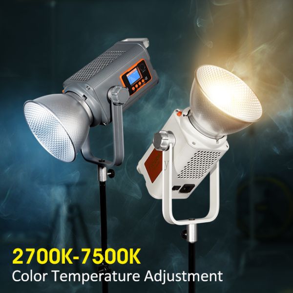 300w Point Source Cob Led Video Light 2700K 6500K 30000lm App Control