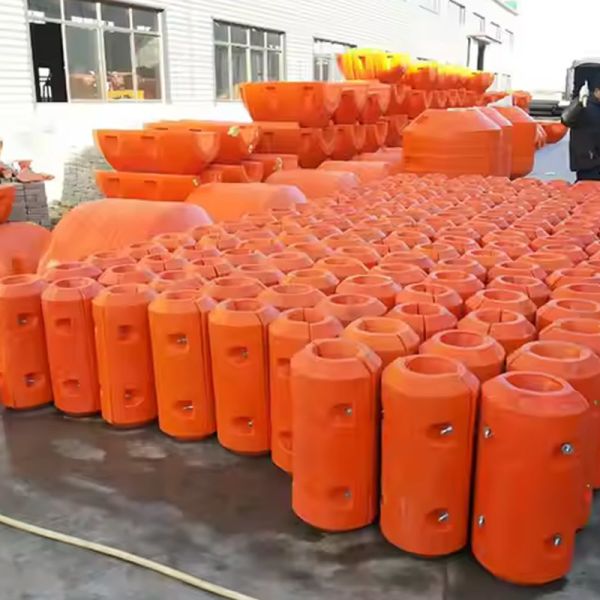 UV Resistant HDPE Hose Float Pipe Buoy With Long Service Life for Dredging Projects