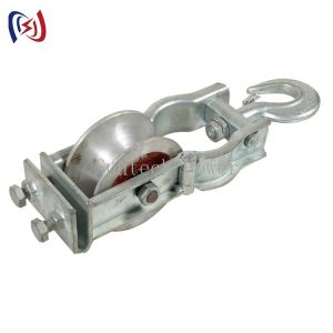 Grounding Wire Cable Pulling Pulley Conductor Stringing Blocks