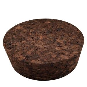 Quality Dark Carbonized Tapered Cork Stoppers Bottle Cork Lids Tops Good Elasticity for sale