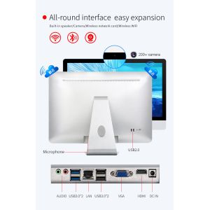 IPS Frameless DDR3 8GB Touch Screen AIO PC I5 I7 I9 Desktop Computers