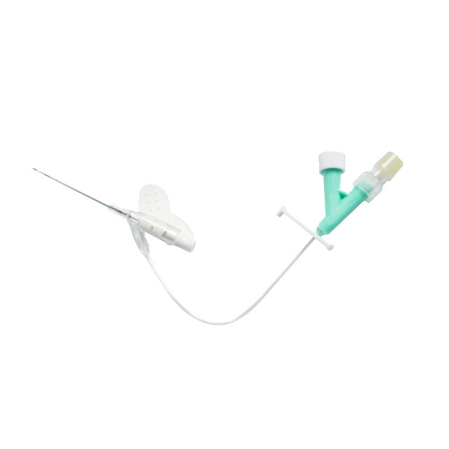 Medical Sterilization Safety IV Cannula with Wing Injection Port