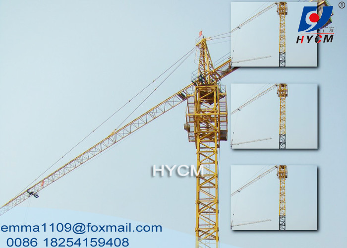 10T QTZ6518 Construction Building Safety Equipment 50M Free Standing Height