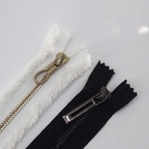 Quality TGKELL Long Chain Zipper , Plastic Aluminium Resin Brass Zipper Tape for sale