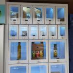Refrigerated Locker Vending Machine With Cash Payment And Room-Temperature