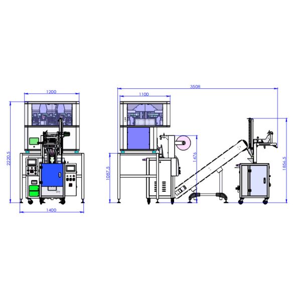 Automatic Tea Bag Packaging Machine, Tea Bags Filling Machine