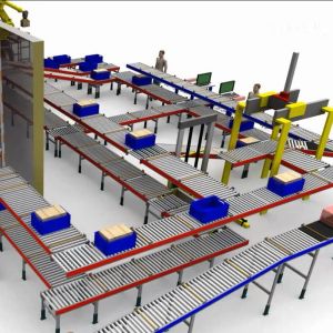 Quality Carton Flexible Roller Conveyor Automated Material Handling System for sale