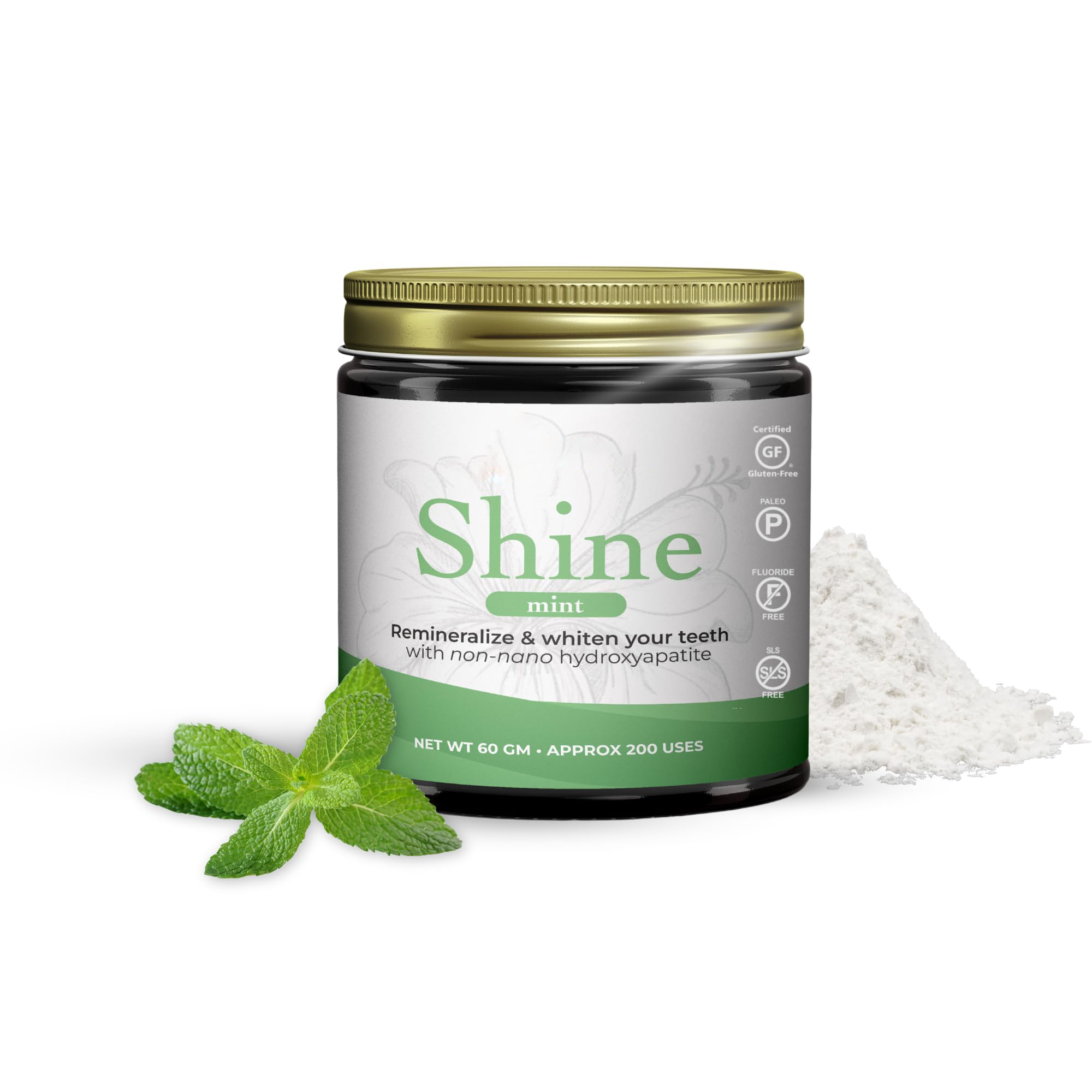 Quality Remineralizing Tooth Powder With Hydroxyapatite , Fluoride Free Tooth Repair Powder for sale