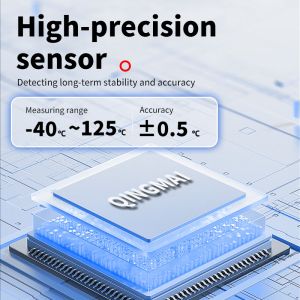 Professional Digital Thermometer LX935T with Dual External Probes Large LED