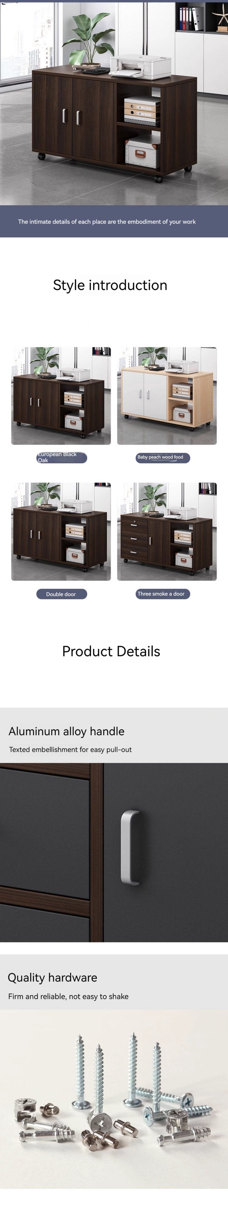 Keep Your Office Organized with our Company File Cabinet Drawers Lock and Side Storage
