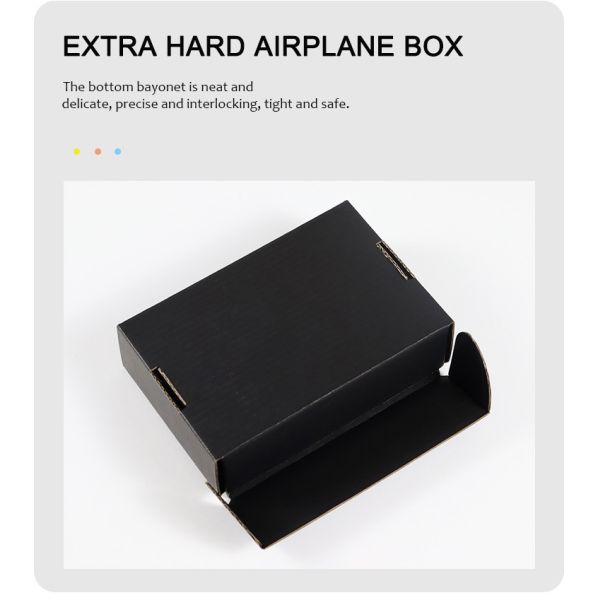Eco Friendly Airplane Boxes With Durable Zip And Customizable 3 Layer Structure