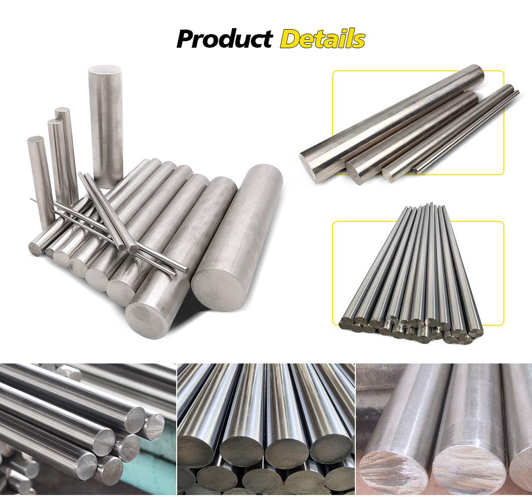 Stainless Steel Bar 201 304 310 316 321 904L Round Ss Steel Bar Stainless Steel Round Bar