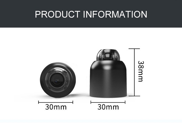 ABS Plastic Mini Security Spy Camera , WIFI HD 1080P Mini Camera With Audio