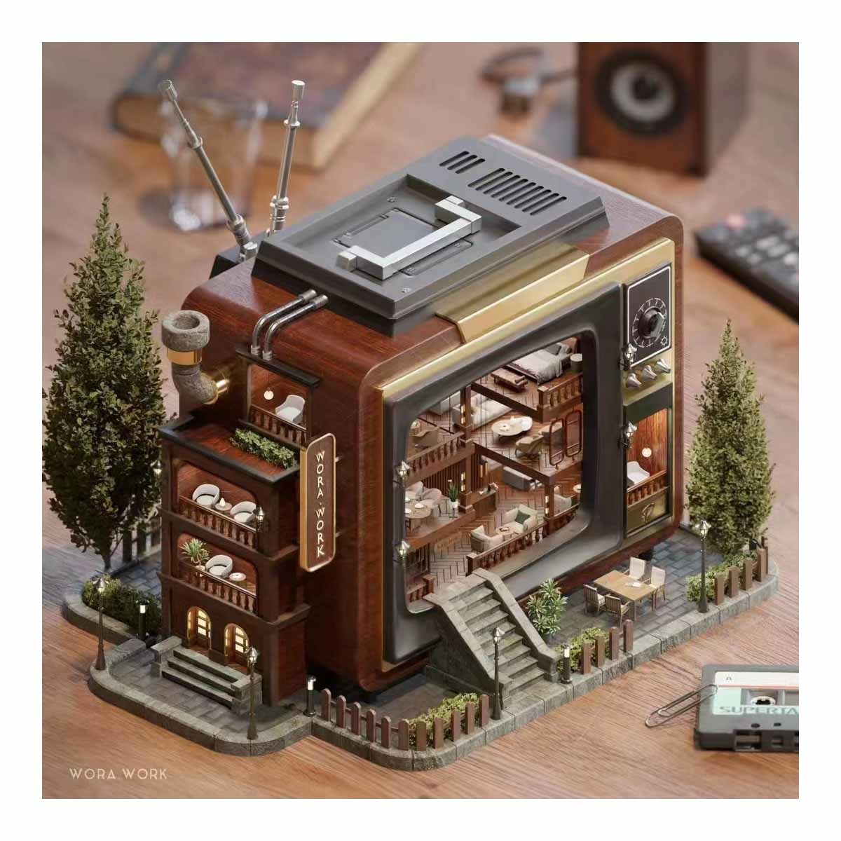 1:20 Workspace Model Architectural Creative Architectural Interior Models