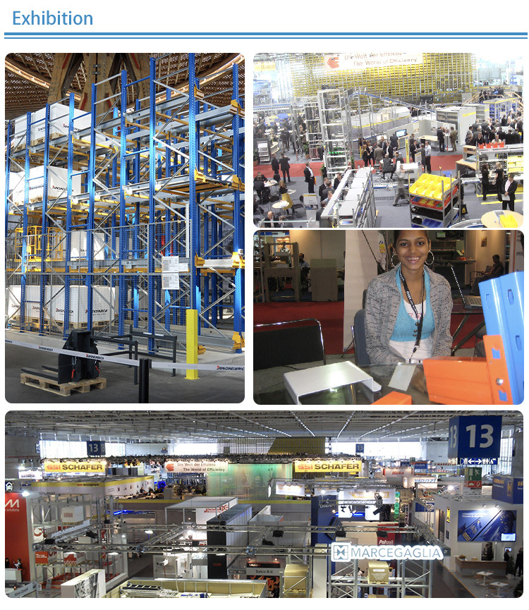 Heavy Duty Double Deep Pallet Rack Steel Industrial Pallet Shelves For Warehouse